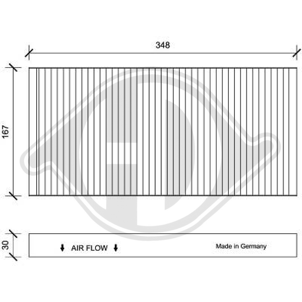 1062253 INNENRAUMFILTER  FORD Focus/Tourneo Connect DCI0041