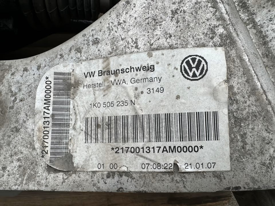 Rear axle Quattro Haldex differential Audi A3 8P 2.0 Tdi 170hp