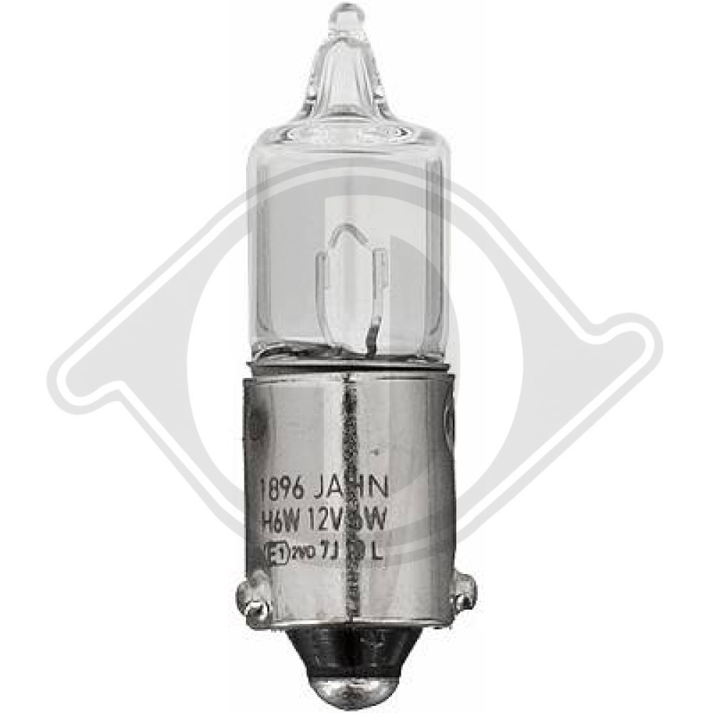 H6W 12V 6W BAX9s H6W Halogenlampe LID10136