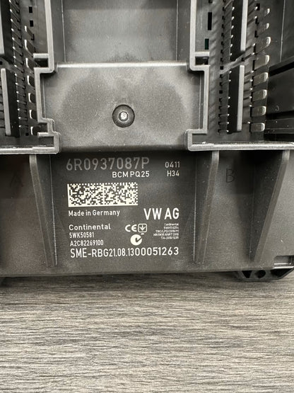 6R0937087P BCM on-board power supply control unit VW Polo 6R model