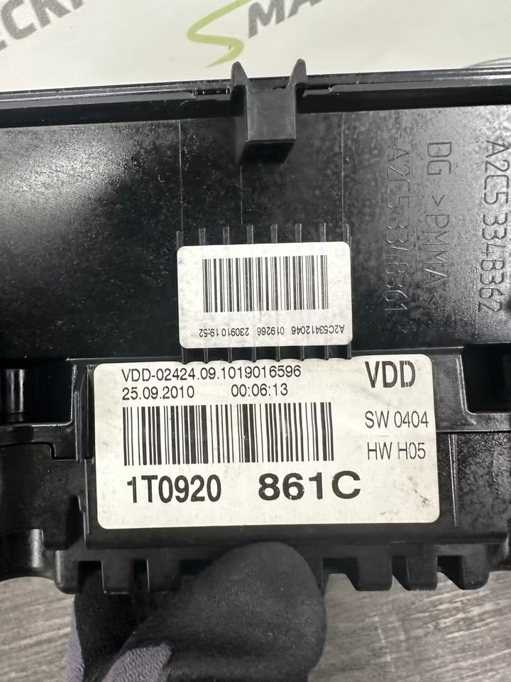 1T0920861C Kombiinstrument Tacho VW Touran 1T3 1.4 CAY