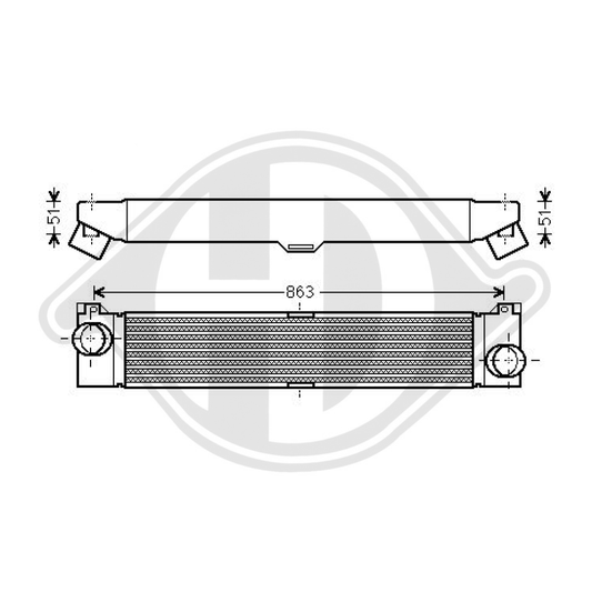 0384K1 LADELUFTKÜHLER FIAT DUCATO 250/ Boxer 06- DCA1041