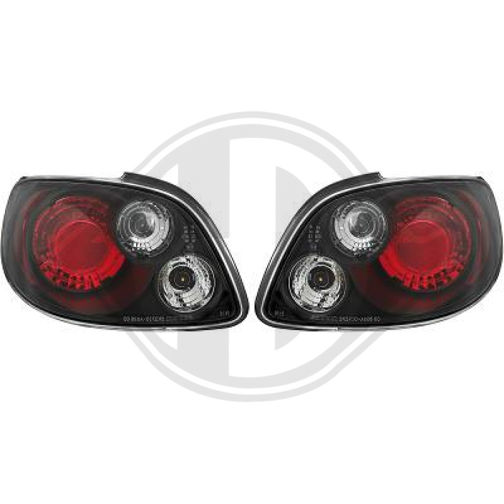 nan DESIGNRÜCKLAMP.SET 206 CC, 00->>       KLARGL/SCHWARZ 4225495