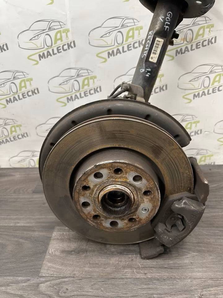 Achsschenkel Radnabe Federbein Komplett 1,4 Benzin Vw Golf V 5 1K