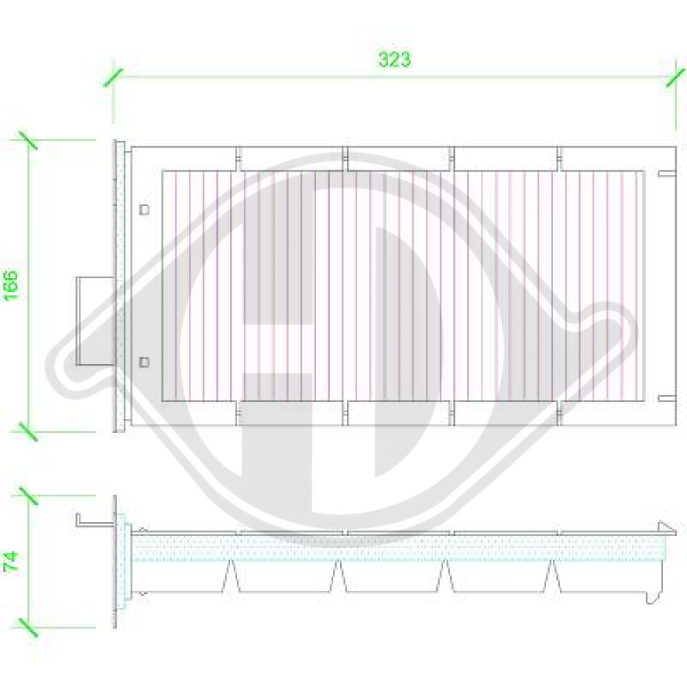 6447.HV INNENRAUMFILTER  CITROEN C5 I  03.01-08.04 DCI1114