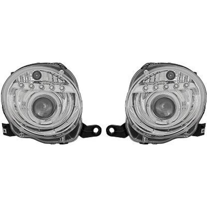 DESIGNSCHEINWERF.SET  500, 07-15       KLARGLAS/CHROM 3405280