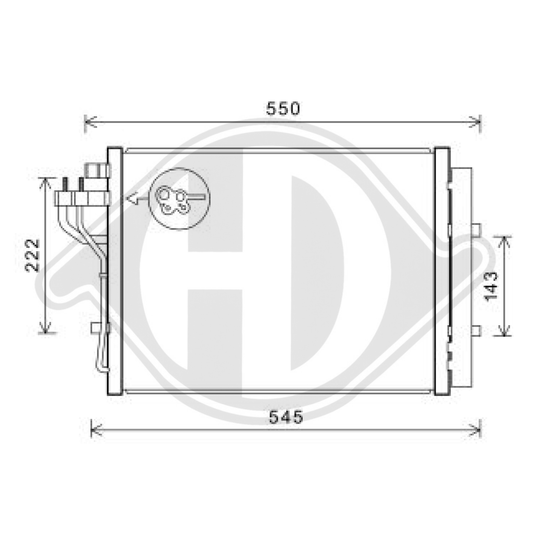 97606B9000 KONDENSATOR HYUNDAI I10  08/2013 ->> DCC1993