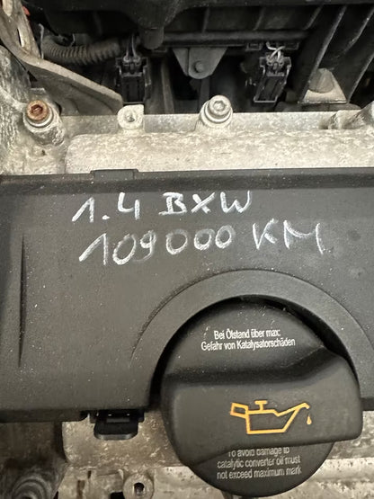 BXW Motor 1,4 Benzin Motor 109000km Neue Zahnriemen Top