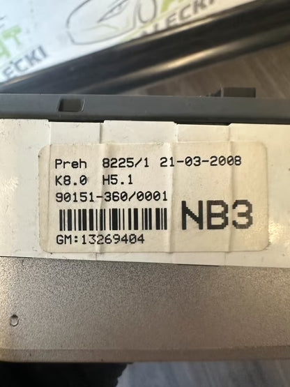 13269404 Klimabedienteil für Opel Zafira B Modelle