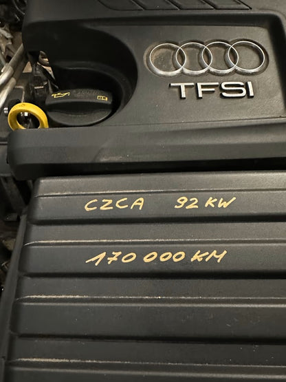 CZC CZCA Motor 1,4 TFSI 92 Kw 125 Ps Audi A3 8V Modell 170000km
