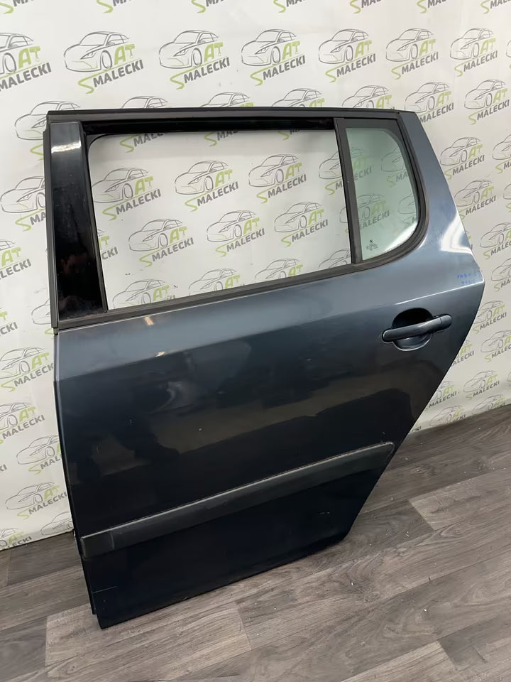 Türe Tür Hinten Links Skoda Fabia 5J Modell Farbe 9153 Grau