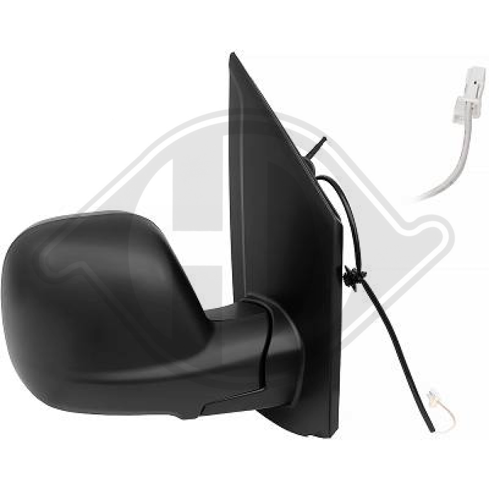 98087008XT SPIEGEL RE. JUMPY;ZAFIRA 16->>      SCHWARZ;  2-PIN 4098024