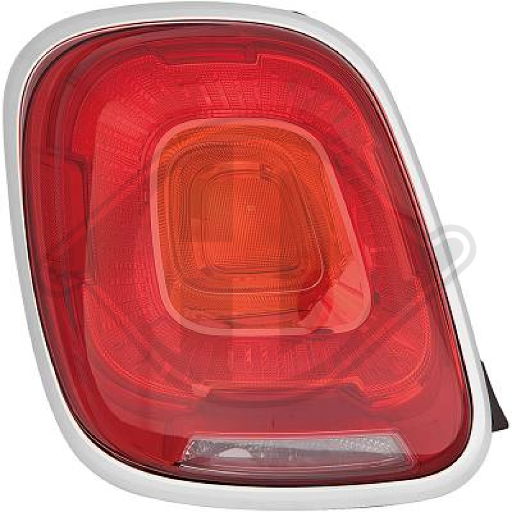52022739 RÜCKLEUCHTE RE. FIAT 500X, 15->>          RAND:CHROM, 3425892