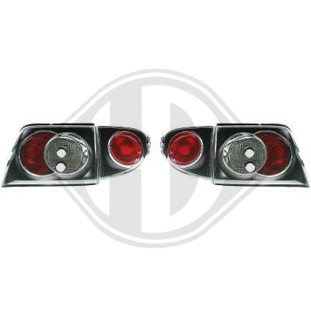 nan DESIGNRÜCKLAMP.SET ESCORT, 95-00 SCHWARZ     3/5 TÜR. 1414195