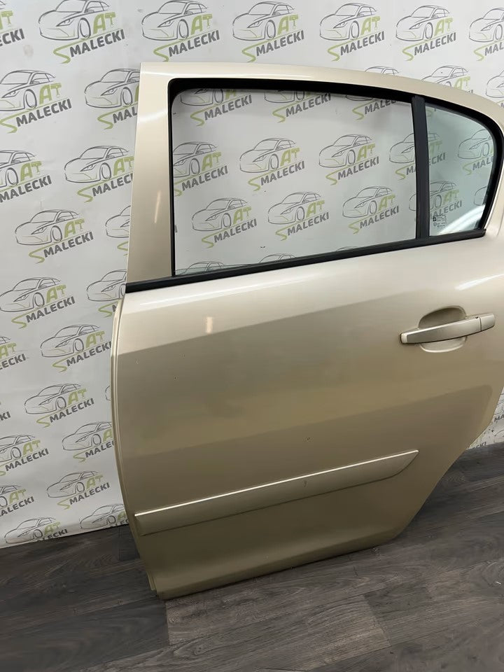 Türe Tür Hinten Links Opel Corsa D 06-14 Bj Farbe Z40M metallic