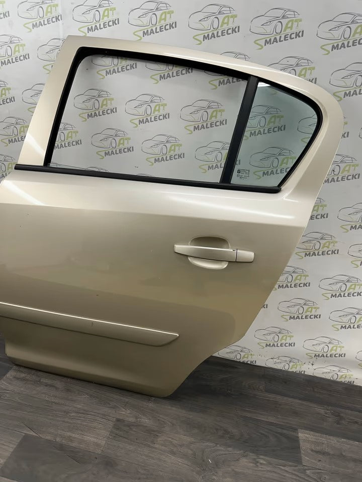 Türe Tür Hinten Links Opel Corsa D 06-14 Bj Farbe Z40M metallic