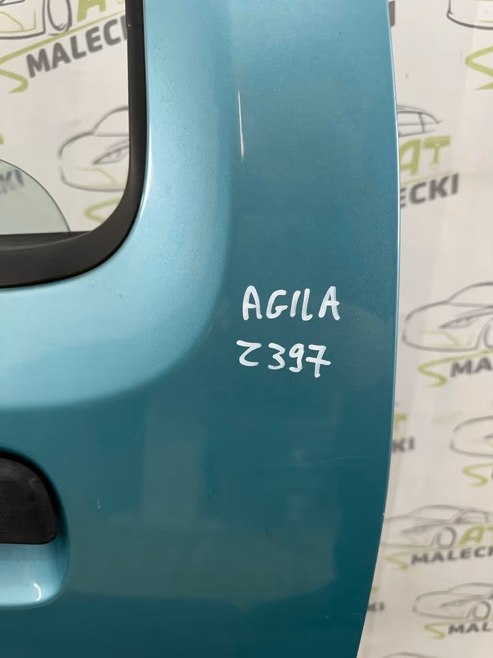 Türe Tür Hinten Rechts Opel Agila A Suzuki Wagon R Farbe Z397 Met