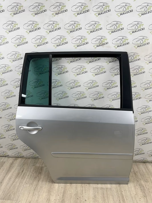 Türe Tür Hinten Rechts Vw Touran 1T Modell Farbe LA7W Silber