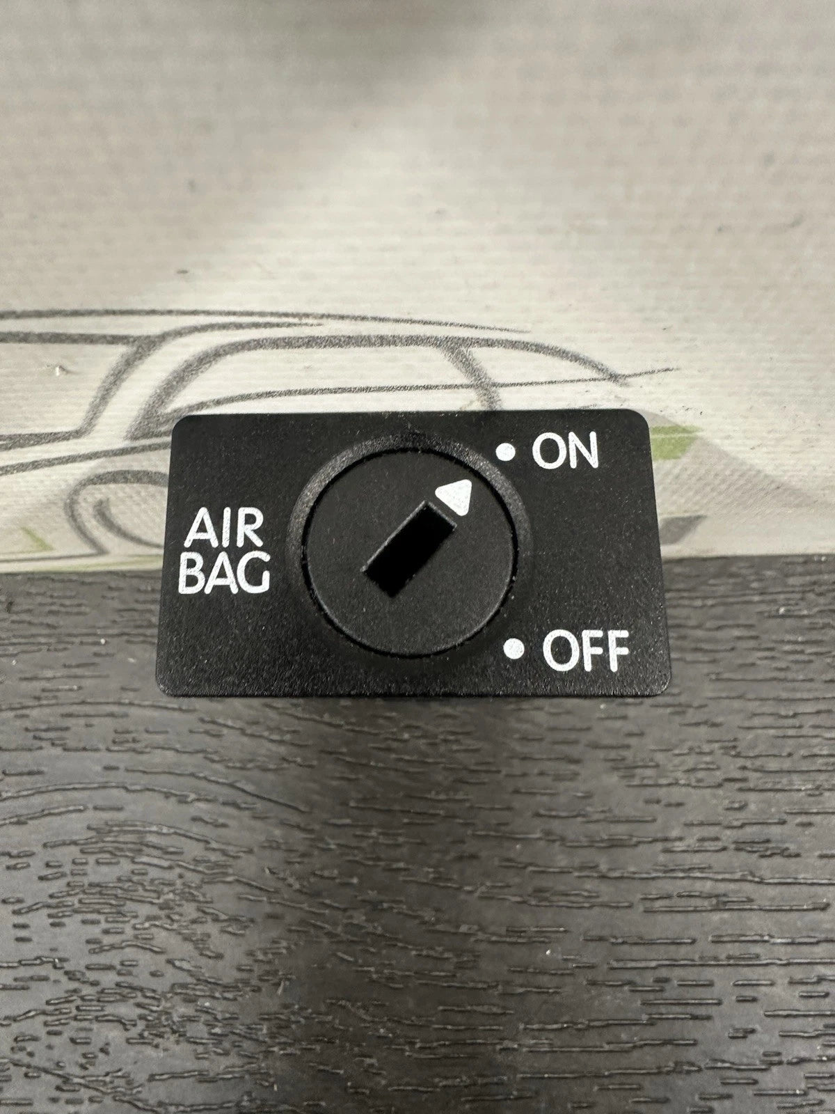 1K0919237D Schalter Abschaltung Airbag Deaktivierung VW Golf V VI Sharan Touran