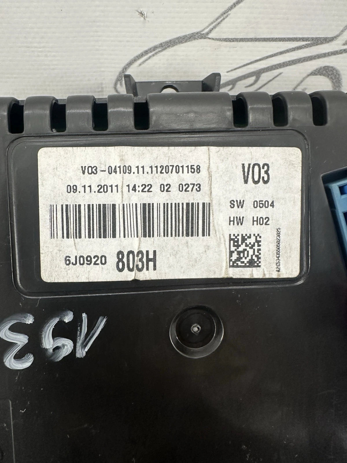 6J0920803H Tacho Kombiinstrument Seat Ibiza 6J Modelle 6J0 920 803 H