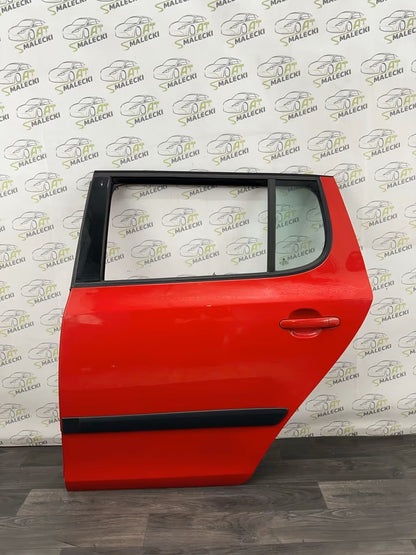 Türe Tür Hinten Links Skoda Fabia 5J II Modelle Farbe 8151 Rot