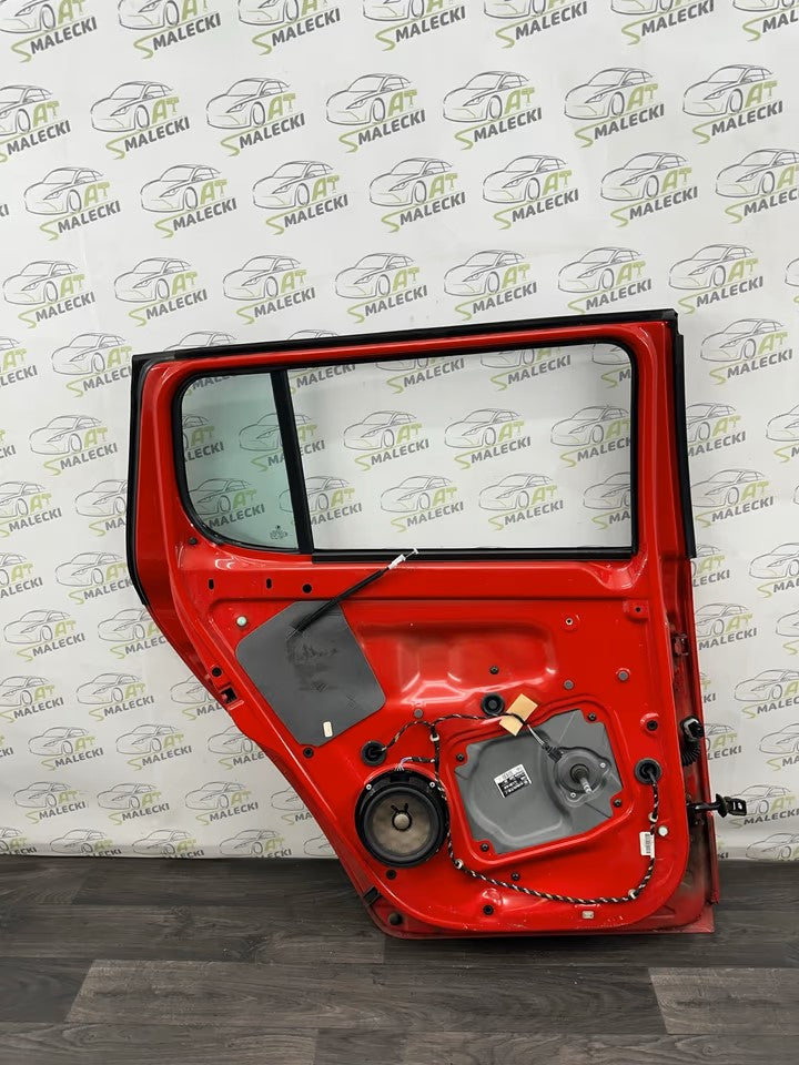 Türe Tür Hinten Links Skoda Fabia 5J II Modelle Farbe 8151 Rot