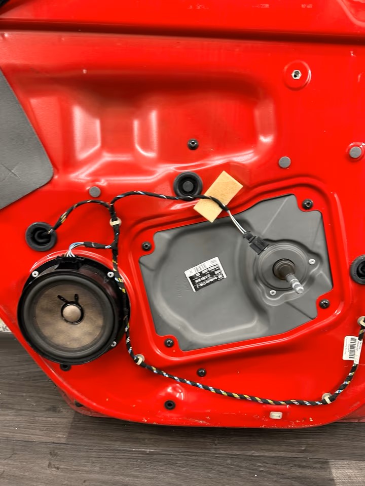 Türe Tür Hinten Links Skoda Fabia 5J II Modelle Farbe 8151 Rot